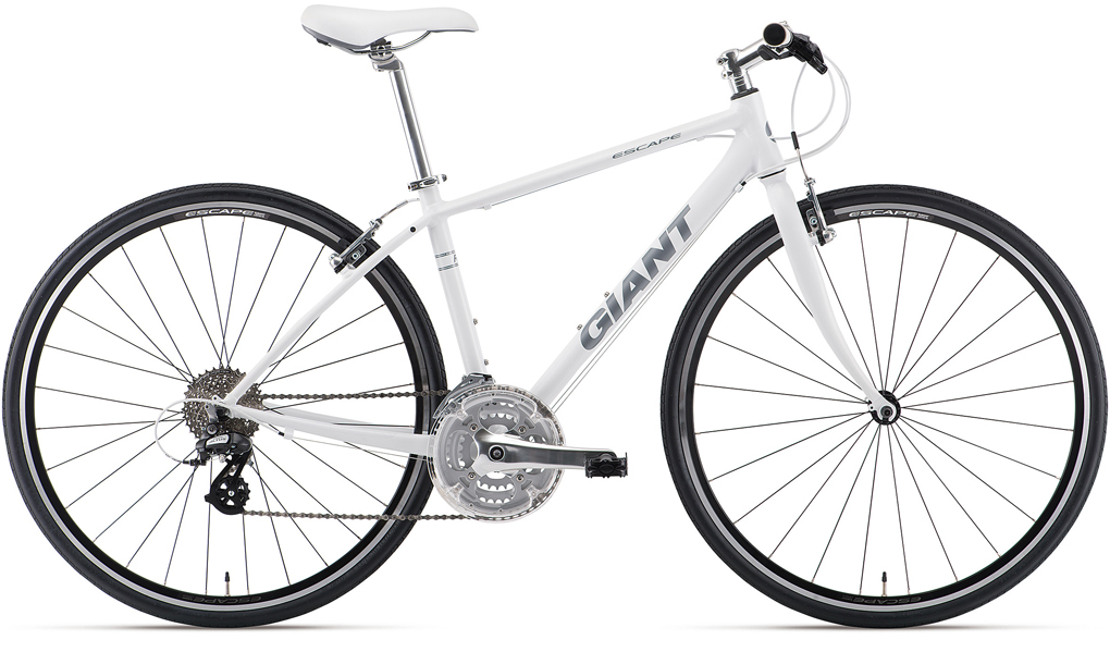 ジャイアント エスケープ R3白 自転車 クロスバイク - クロスバイク